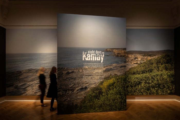 Exhibition installation views of Eight Days in Kamay