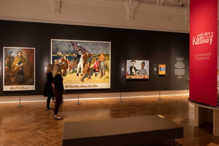 Exhibition installation views of Eight Days in Kamay