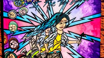 Jacqueline Pamela McIntyre, Charmaine Walters Volume 1 poster, 2021, alcohol markers and ink on A1 poster car