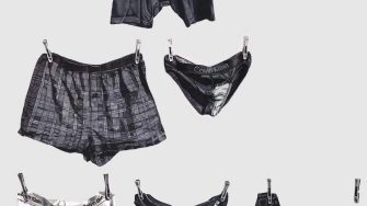 Hung Out to Dry' by Mitchell Williams, 2021. Graphic markers on paper