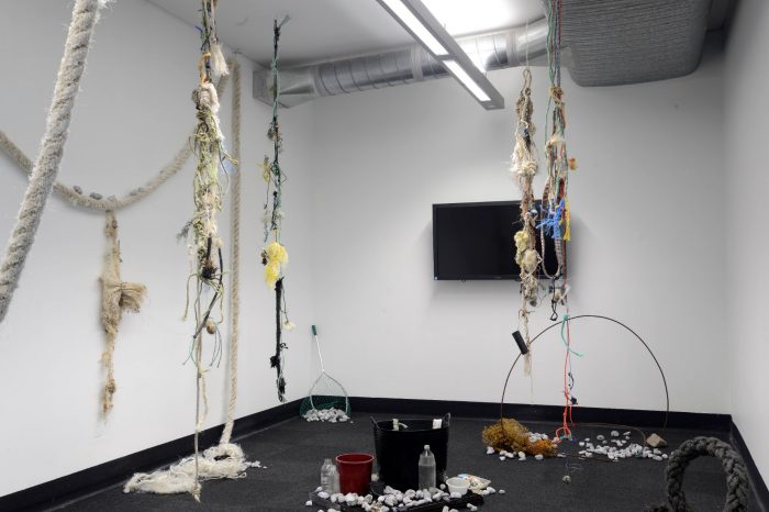 Emma Pinsent's beach artwork