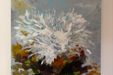 Canvas featuring Bianca Currey's artwork