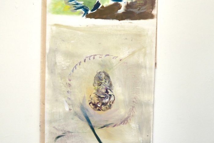 Mei Lin Meyers' Boy with Dragon Fish Holding Lotus Stems image 3
