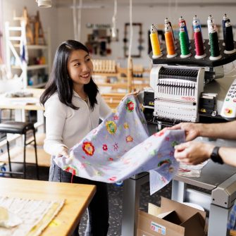 ADA Students create textile works at the Paddington campus