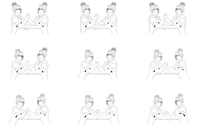 Veronica Frost, 'No One Wins' 2024, Animation, 1080p, including 9 animation stills, 42cm x 29.7cm.