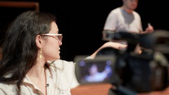 Students in class at the Esme Timbery Creative Practice Lab