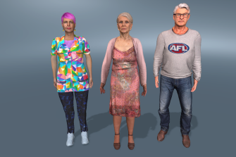 Zoe, Viv and Richard skilled compaions