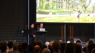  Richard Hassel Wong Mun Summ from WOHA speaking at lectern