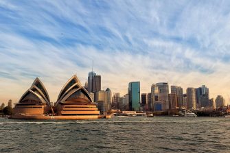 Harbour view of the Sydney Opera House 