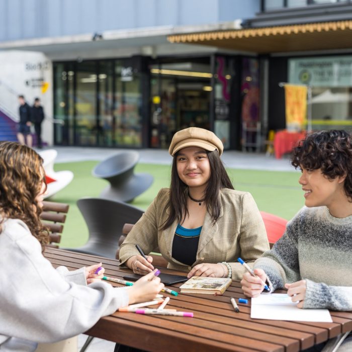 Three UG Design students 