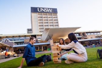 ADA Students Playing Lawn Games 