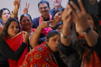 Still from film Finding Affection