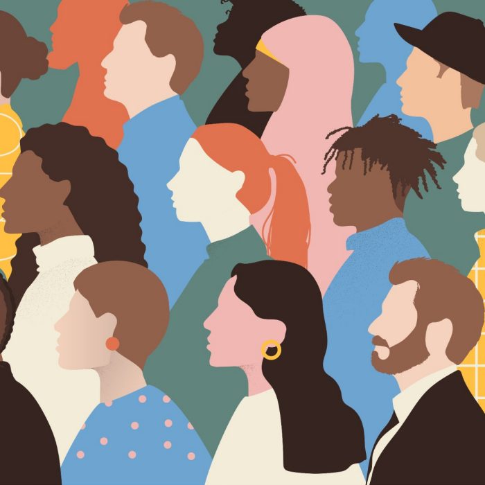 face diversity colorful_m&W