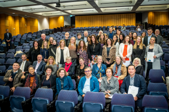 Students and teachers from the ADA Short course, Introduction to Interpreting.