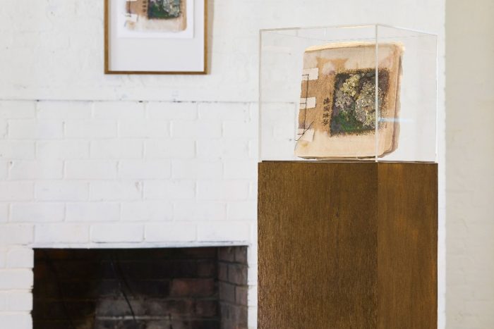 Installation shot, Enchanted Realities – Tan Lijie, Selected Works 2013-2022, Derwent Valley Arts, Tasmania (2023), curators Lynne Howarth-Gladston and Paul Gladston.