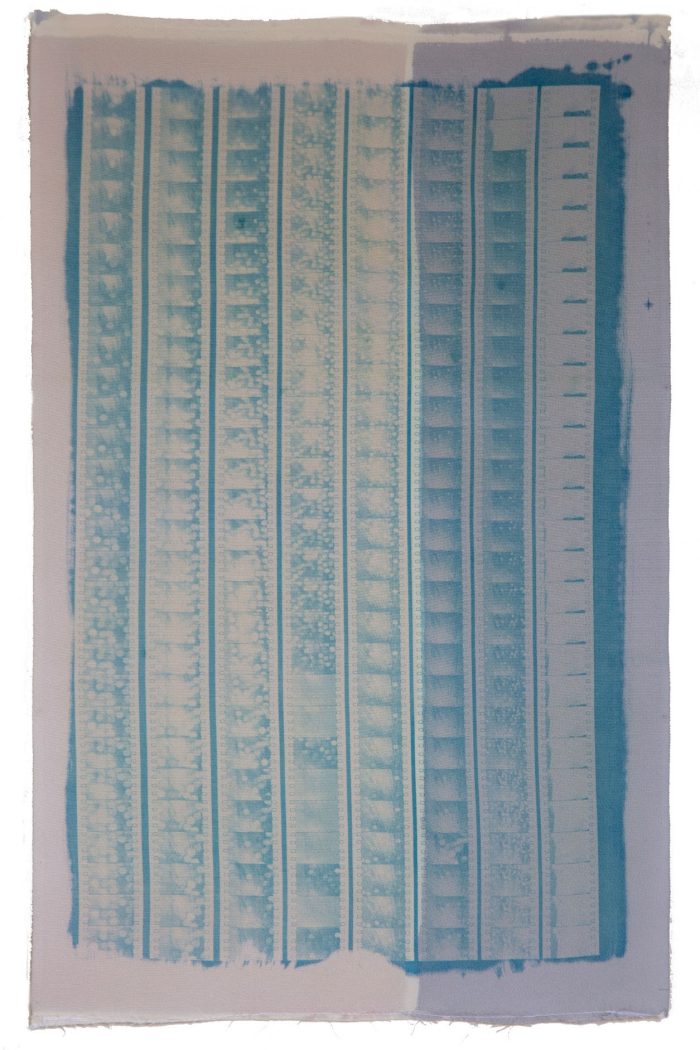 Tan Lijie, Rain on the Platform #1 (2023). Print on paper, 65 x 100cm.