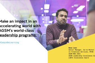 AGSM Graduate Reno Leon