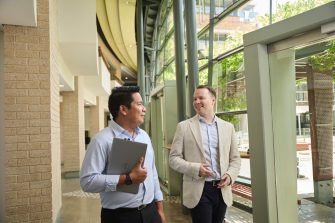 AGSM student wearing smart business clothes