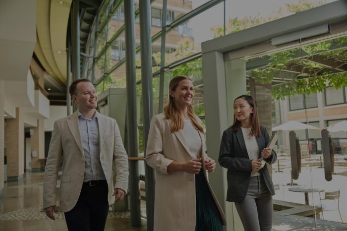 AGSM students on campus