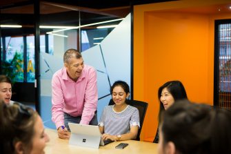 Images of students and the environment they learn in