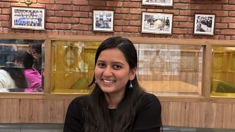 Shreya Gramle on campus