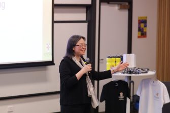 students sitting in lecture hall at the 2025 Ai in marketing workshop