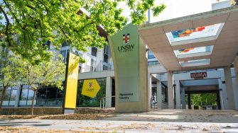 UNSW Canberra City Precinct signage located around the Reid site