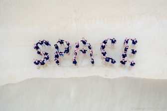 UNSW Canberra Space team holding hands