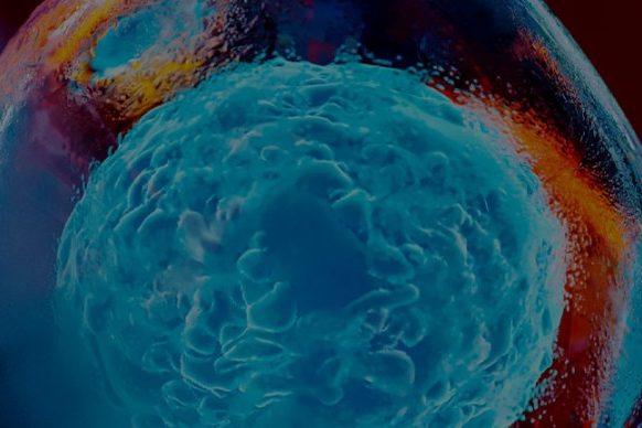 Creative image of embryonic stem cells, cellular therapy, 3d illustration