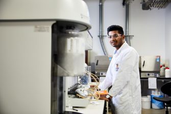 Photograph of biomedical engineering students