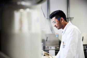 Photograph of biomedical engineering students