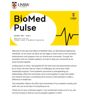 BioMed Pulse newsletter thumbnail