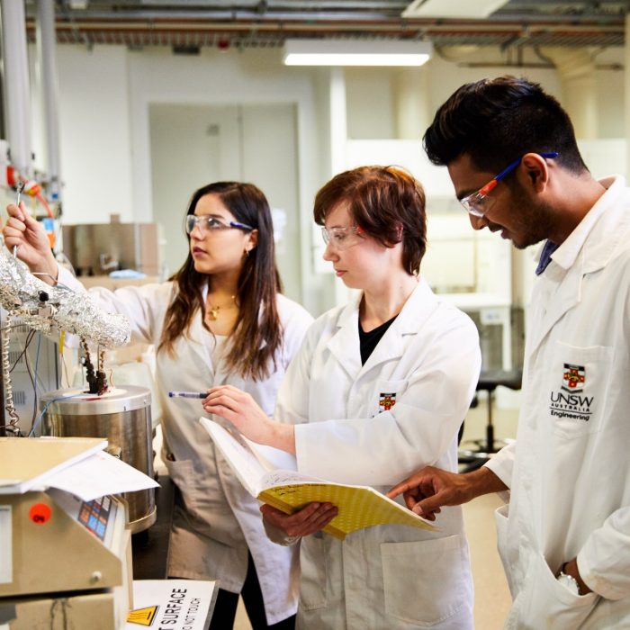 Photographs of chemical engineers