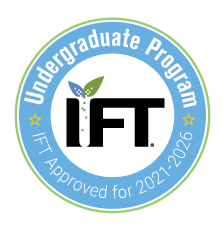 Institute of Food Technologists undergraduate program approval badge