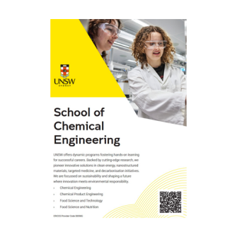 Cover image for School postcard, UNSW School of Chemical Engineering