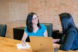 Student and tutor talking about Engineering