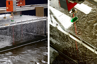 Oceanlinx wave energy system physical modelling