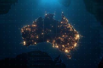 Aeronaughtical photograph of australia