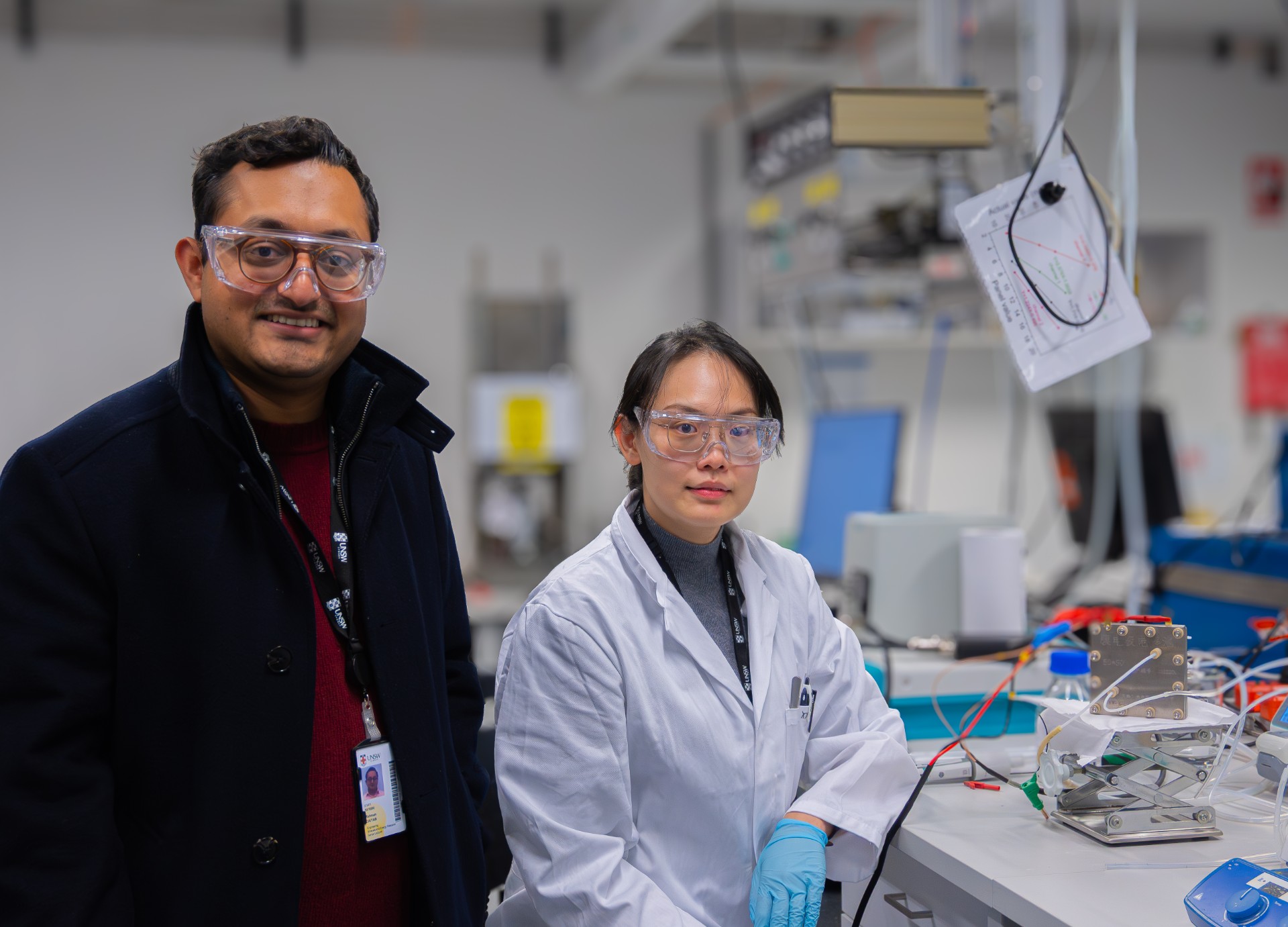 Dr Rahman Daiyan and Dr Xiaoxuan Luo