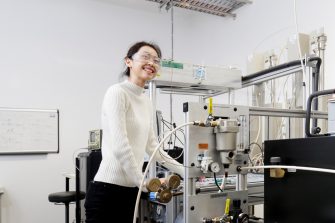 geoenergy student in the lab