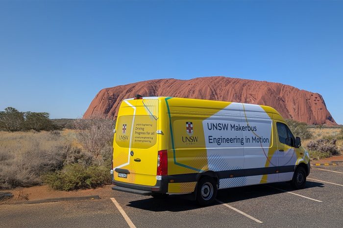UNSW Makerbus at Uluru