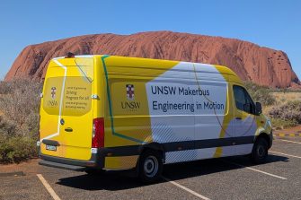 Makerbus at Uluru