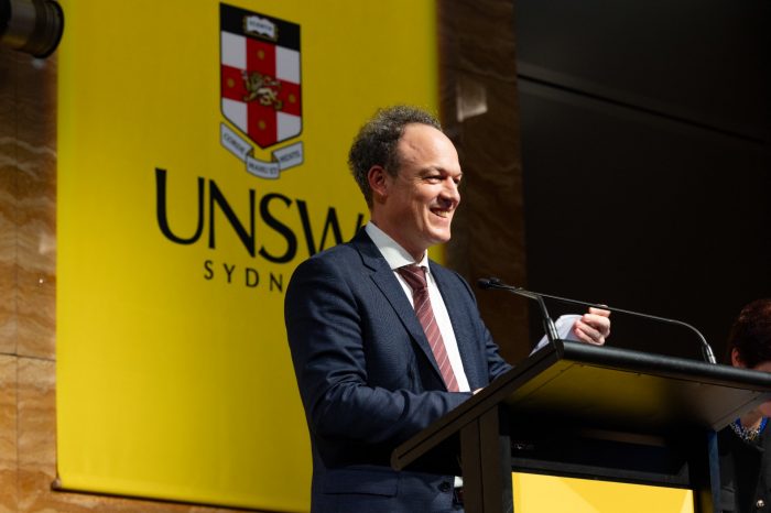 Associate Professor Edward Obbard opening the Nuclear Futures Conference