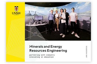 School of Minerals and Energy Resources Engineering school profile brochure cover