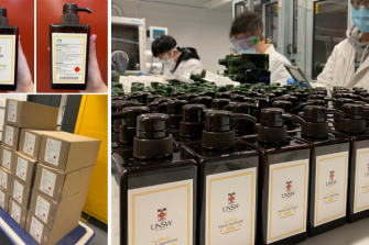 Manufacturing hand sanitiser