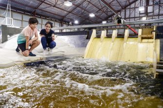 2020 WRL Open Day with Laura Montano at the Dam Spillway Model
