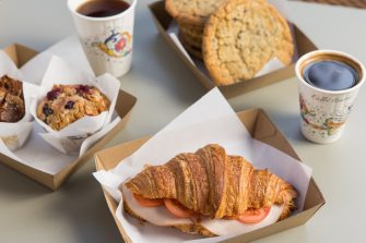 Closeup of food at Caffe Brioso at UNSW