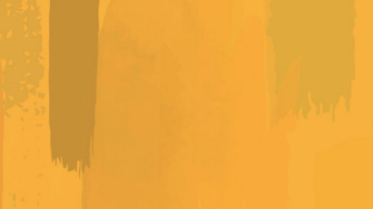 shades of yellowy-orange look like they have been painted on