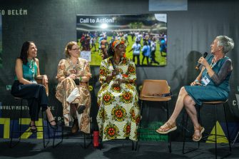 Panelists at Nature's Leading Women COP30 event