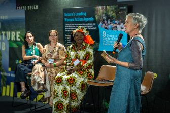 Panelists at Nature's Leading Women COP30 event